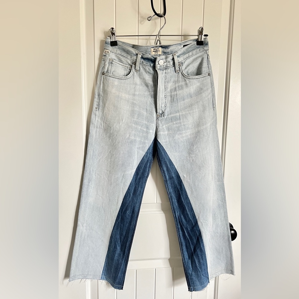 Citizens of Humanity Cora Crop Relaxed Shadow Inseam Women’s Jeans, size 25
